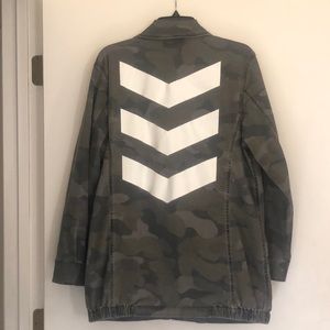 RARE!! Express Chevron Camo Jacket M (fits L too)